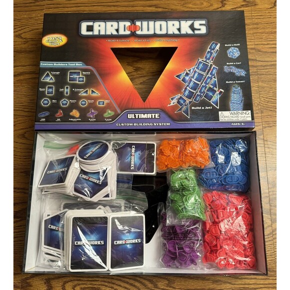 Card Works Ultimate Custom Card House Building System Clip Jet Card Game - Picture 12 of 13